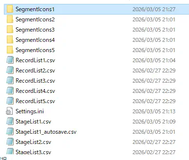 SenagaGameMiruData Display Data Folder