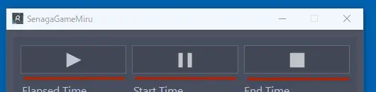 SenagaGameMiru Start and Stop Stopwatch