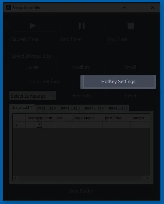 SenagaGameMiru HotKey Registration
